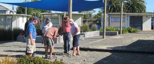 Foxton Beach P&eacute;tanque terrain