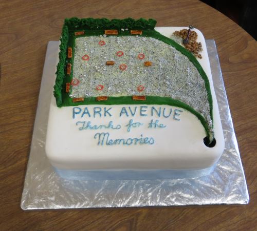 Park Avenue: Thanks for the Memories cake