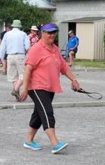 Yvonne at the Kapiti Open Doubles